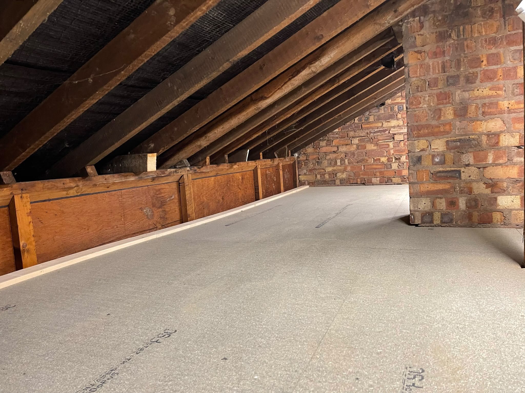 Quick Fit boarded loft storage installation